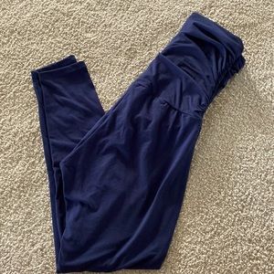 Maternity leggings. Blue size S.